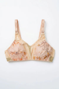 Robi Vintage Floral Cotton Bra for Women