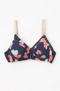 Women's Soft Jersey Heart Bra – Pack of Three