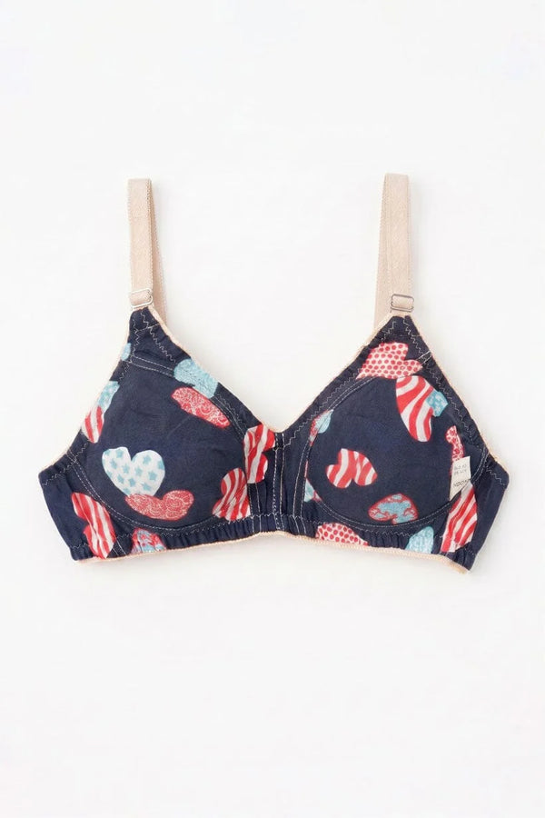 Women's Soft Jersey Heart Bra – Pack of Three