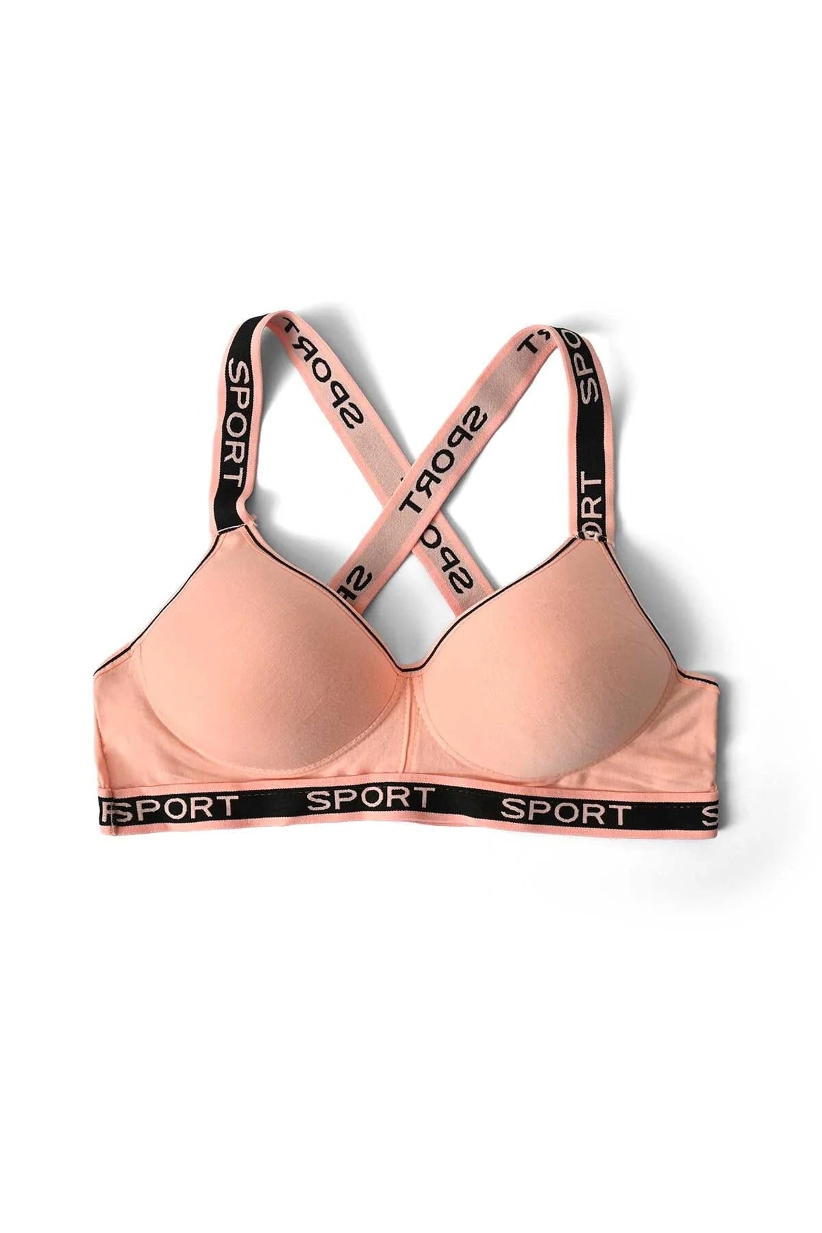 Yuluoting Women's Criss-Cross Sports Padded Bra