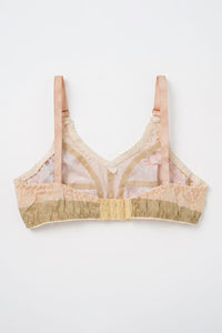 Robi Vintage Floral Cotton Bra for Women