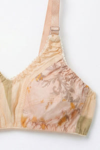 Robi Vintage Floral Cotton Bra for Women