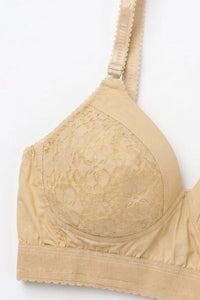 Rubi Floral Lace Cotton Bra for Women – Pack of Three | Soft, Breathable & Comfortable Fit