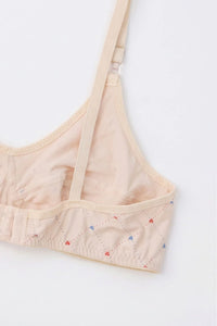 AMG Women's Heart Stretchable Bra (Pack of Three) for Women