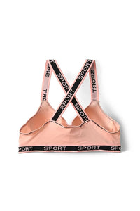 Yuluoting Women's Criss-Cross Sports Padded Bra