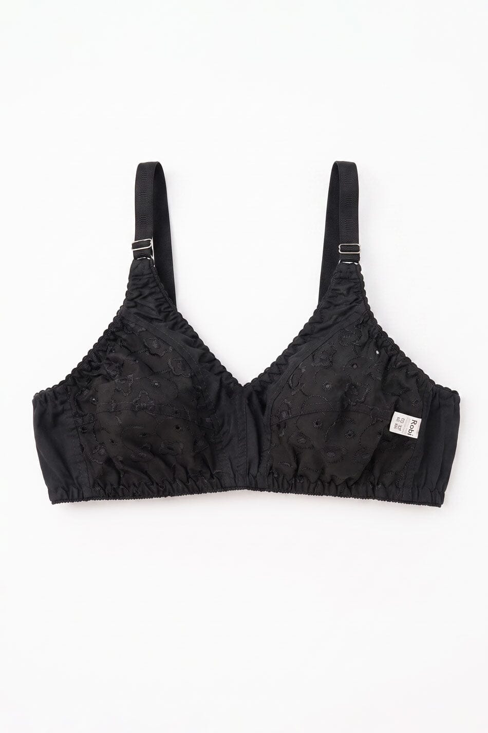 Rubi Women's Pack of Three Embroidered Cotton Bras