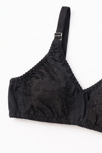 Rubi Women's Pack of Three Embroidered Cotton Bras
